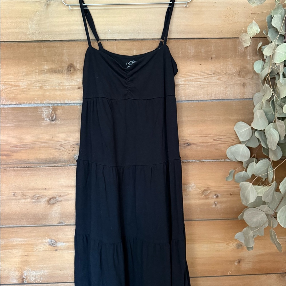 Old Navy Black Maxi Dress with Spaghetti Straps